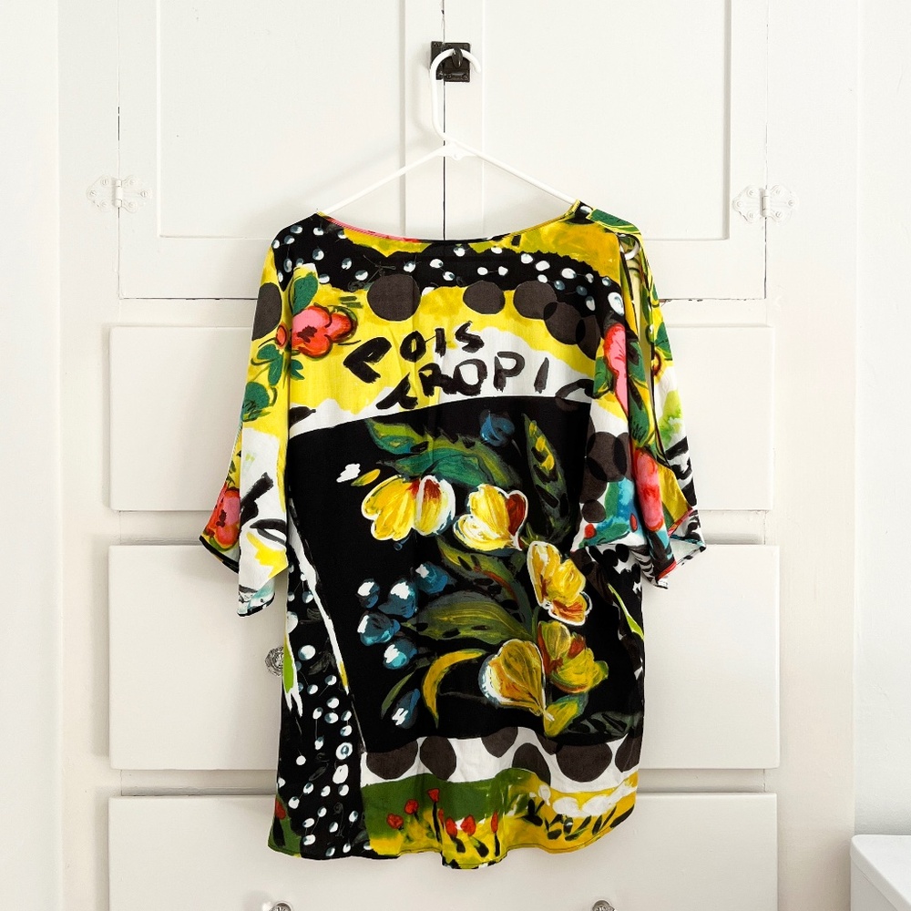Jams World Tropical Tunic Top Hawaii Parrot Cove Small - Picture 4 of 7